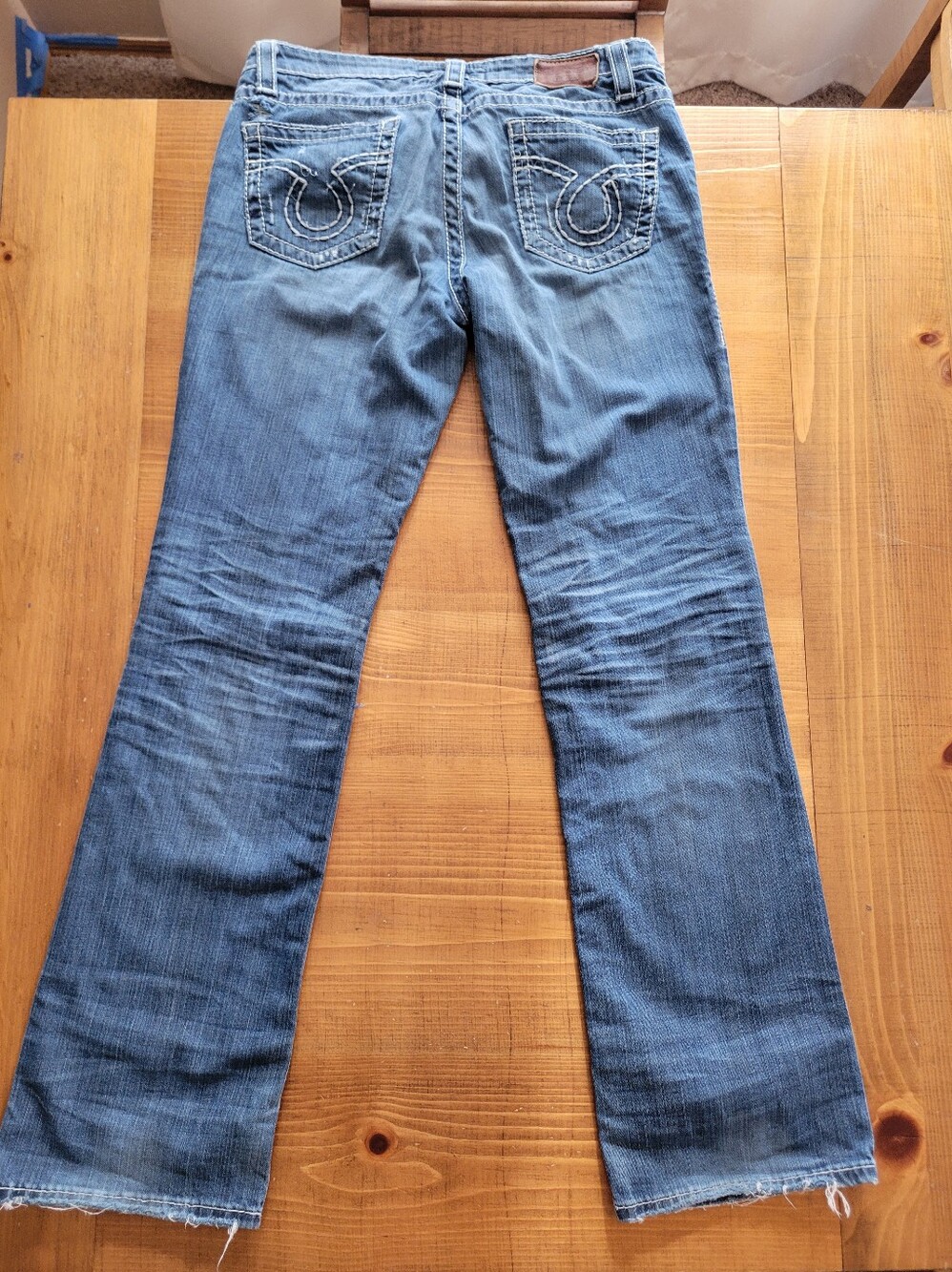 Big Star Miki Low Rise Bootcut Jeans Size 29L Inseam 33 In SEE DESCRIPTION